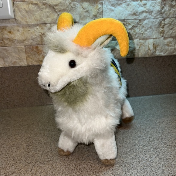 Vintage 1978 U.S. Navy Academy Mascot Billy the Goat Plush Stuffed Ram - Dakin - Picture 3 of 16